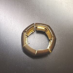 Gold Tone Medal Bracelet